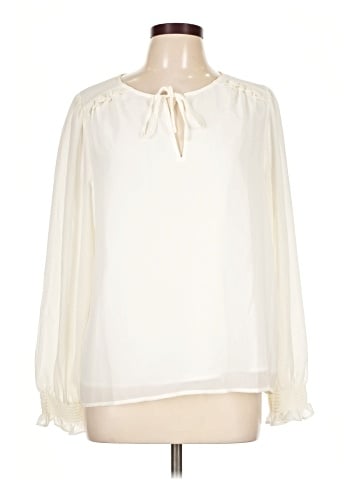J.Crew Factory Store Long Sleeve Blouse (view 1)