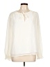 J.Crew Factory Store 100% Polyester Ivory Long Sleeve Blouse Size L - photo 1