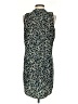 Ann Taylor LOFT Animal Print Blue Casual Dress Size S (petite) - photo 2