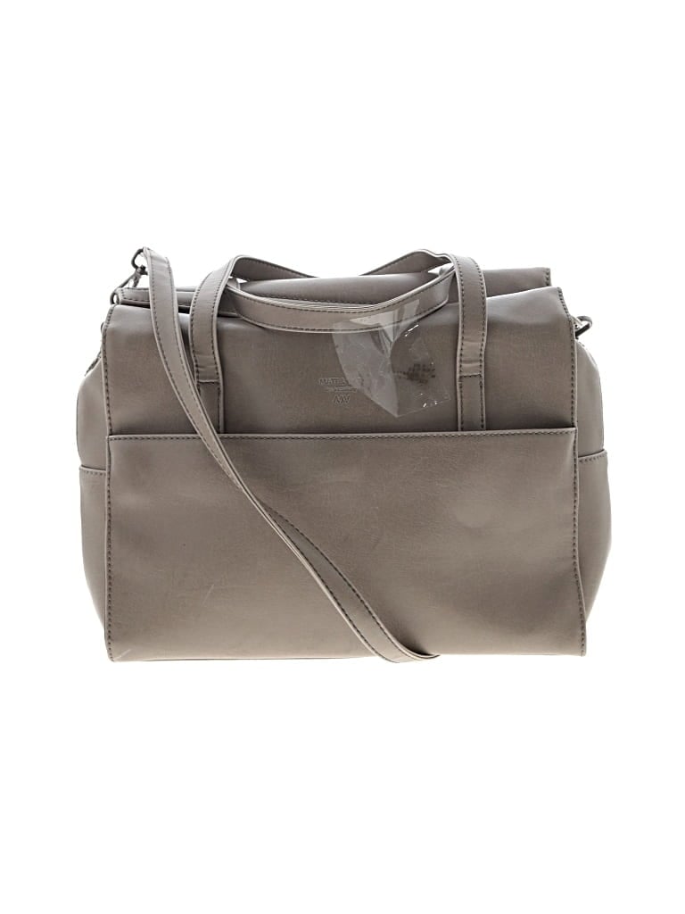 Pre-owned Matt & Nat Satchel In Gray