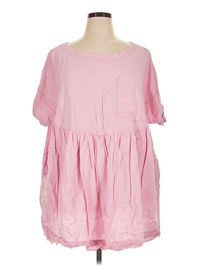 Pre-owned We The Free Casual Dress In Pink