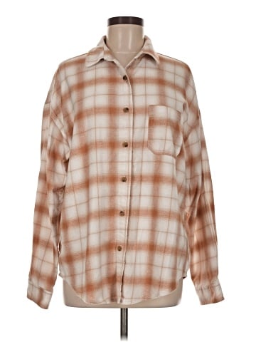 Aeropostale Long Sleeve Button-Down Shirt (view 1)