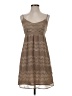Old Navy 100% Polyester Chevron-herringbone Tan Casual Dress Size XS - photo 1