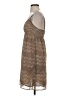 Old Navy 100% Polyester Chevron-herringbone Tan Casual Dress Size XS - photo 5