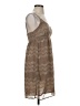 Old Navy 100% Polyester Chevron-herringbone Tan Casual Dress Size XS - photo 4