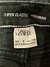Zara 100% Cotton Solid Black Jeans Size 6 - photo 3