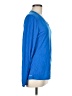 Adidas 100% Polyester Blue Long Sleeve T-Shirt Size M - photo 4