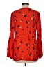Old Navy 100% Rayon Red Long Sleeve Blouse Size L - photo 2
