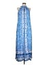 1.State 100% Rayon Paisley Blue Casual Dress Size L - photo 1