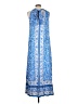 1.State 100% Rayon Paisley Blue Casual Dress Size L - photo 2