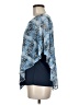 Robert Louis Blue Short Sleeve Blouse Size M - photo 5