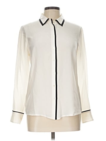 J.Crew Long Sleeve Silk Top (view 1)