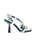 Mercedes Castillo Color Block Blue Sandals Size 8 1/2 - photo 1