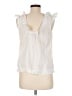 J.Crew 100% Cotton White Sleeveless Blouse Size 6 - photo 2