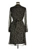 MSK 100% Polyester Animal Print Black Casual Dress Size 16 - photo 2