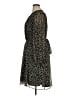 MSK 100% Polyester Animal Print Black Casual Dress Size 16 - photo 5