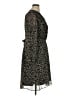 MSK 100% Polyester Animal Print Black Casual Dress Size 16 - photo 4