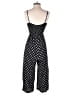 AUW 100% Rayon Polka Dots Black Jumpsuit Size S - photo 2