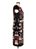 Sandra Darren Graphic Black Cocktail Dress Size 10 - photo 4