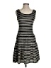 Studio M Stripes Black Casual Dress Size XS - photo 1