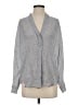 Vince. 100% Silk Gray Long Sleeve Silk Top Size XS - photo 1