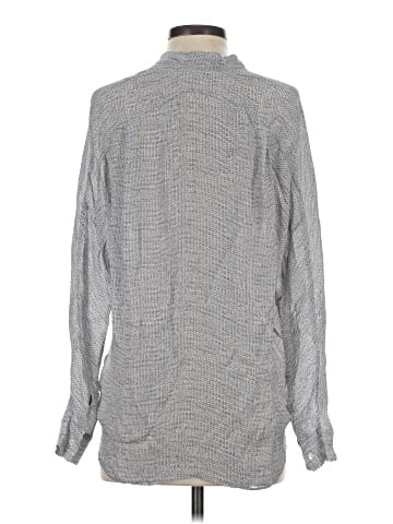 Vince. Long Sleeve Silk Top (view 2)