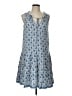 Max Studio 100% Rayon Paisley Blue Casual Dress Size L - photo 1