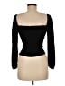 Reformation Black Long Sleeve Top Size 6 - photo 2