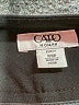 Cato Solid Black Dress Pants Size 16W Petite - photo 4