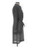Theory Houndstooth Gray Casual Dress Size 6 - photo 4