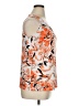 Kasper Orange Sleeveless Blouse Size XL - photo 4