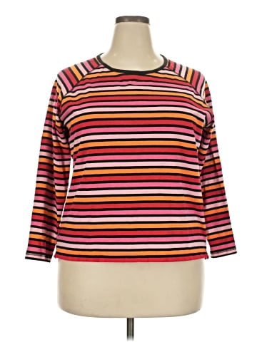 Liz Claiborne 3/4 Sleeve T-Shirt (view 1)