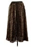 J.Crew Animal Print Brown Casual Skirt Size 4 - photo 2