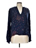 Gap 100% Modal Blue Long Sleeve Blouse Size L - photo 1