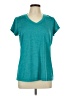 Xersion 100% Polyester Teal Active T-Shirt Size L - photo 1