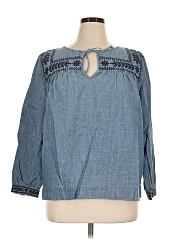 J.Crew Long Sleeve Blouse (view 1)