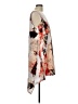 Bar III 100% Polyester Print Ivory Casual Dress Size L - photo 4