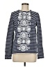 Boden 100% Cotton Blue Long Sleeve Top Size 8 - photo 1