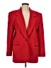 Requirements 100% Wool Red Wool Blazer Size 10 - photo 1