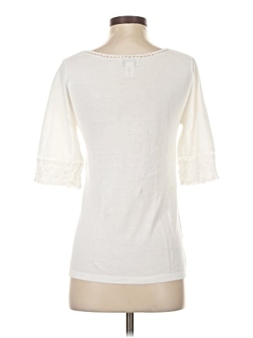 Ann Taylor LOFT Short Sleeve Henley (view 2)