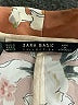 Zara Basic 100% Polyester Floral Brown Blazer Size M - photo 6