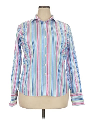 Lands' End Long Sleeve Button-Down Shirt (view 1)