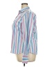 Lands' End 100% Baumwolle Stripes Blue Long Sleeve Button-Down Shirt Size 18 - photo 5