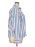 Lands' End 100% Baumwolle Stripes Blue Long Sleeve Button-Down Shirt Size 18 - photo 4