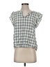 Mine Blue Short Sleeve Blouse Size S (estimated) - photo 1
