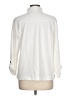 Weekends by Chico's Solid White Track Jacket Size Lg (2) - photo 2