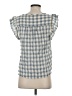 Mine Blue Short Sleeve Blouse Size S (estimated) - photo 2