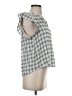 Mine Blue Short Sleeve Blouse Size S (estimated) - photo 4