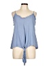 Umgee Blue Sleeveless Blouse Size L - photo 1