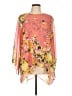 Sunny Leigh 100% Polyester Pink 3/4 Sleeve Blouse Size L - photo 1